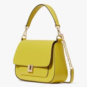 kate spade Phoebe Leather Lime Color Crossbody Bag NWT